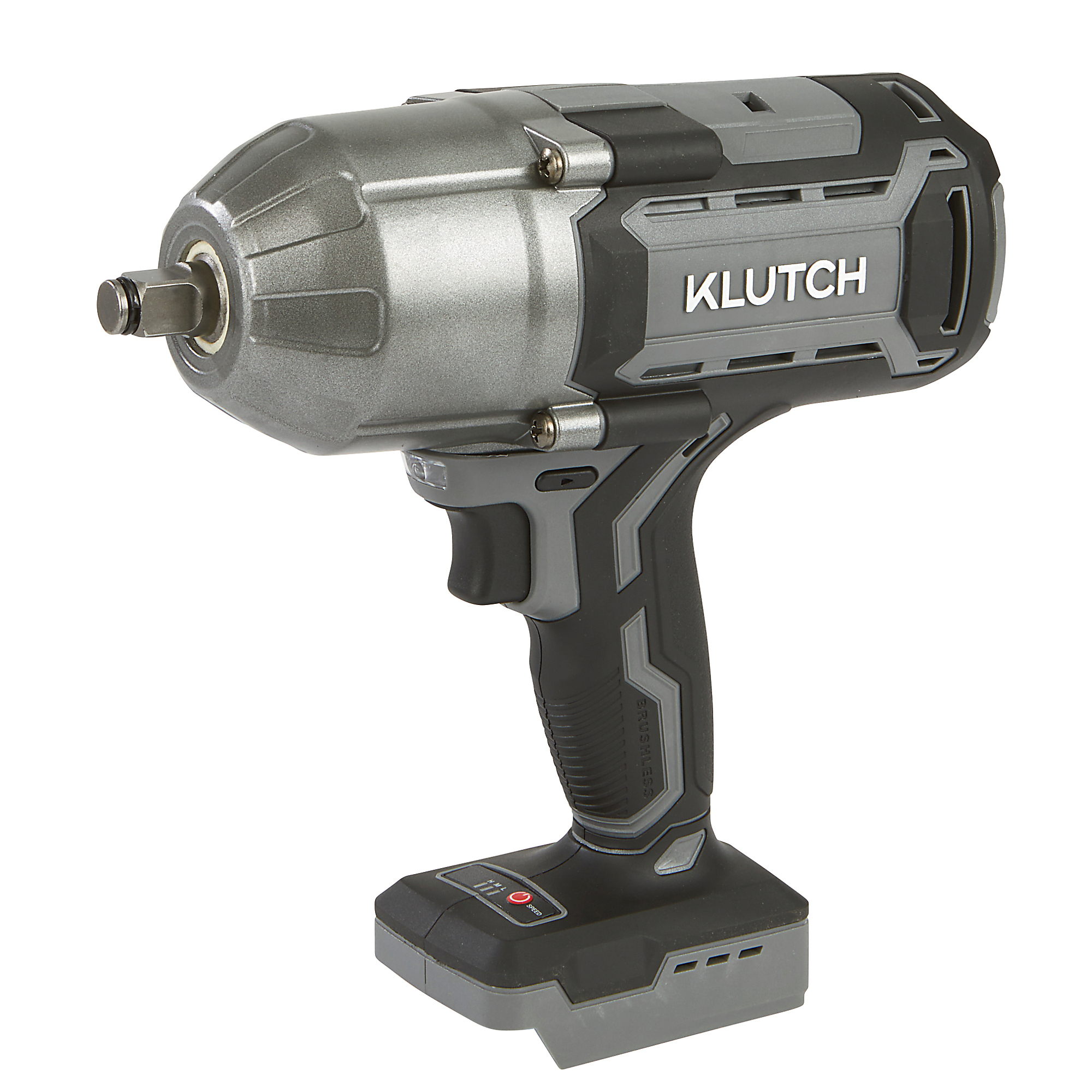 Klutch 1/2in. High-Torque Impact Wrench, KLiQ 20V, 1000 Ft./Lbs. Breakaway Torque, Brushless, Cordless, Bare Tool
